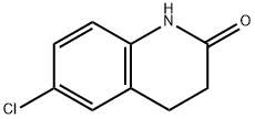 6-氯-3,4-二氢-1H-喹啉-2-酮 结构式