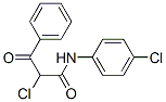 2-氯-N-(4-氯苯基)-3-氧代-3-苯基丙酰胺 结构式