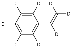 氘代苯乙烯 结构式