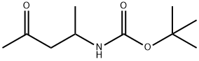 Carbamic acid, (1-methyl-3-oxobutyl)-, 1,1-dimethylethyl ester (9CI) 结构式