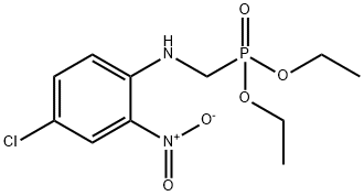 DIETHYL (4-CHLORO-2-NITROANILINO)METHYLPHOSPHONATE 结构式