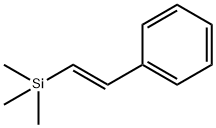 trimethyl-[(E)-2-phenylethenyl]silane 结构式