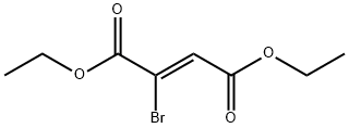 diethyl (Z)-2-bromobut-2-enedioate 结构式