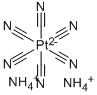 六硫氰铂酸铵(IV) 结构式