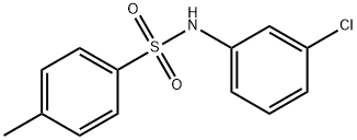 N-(3-氯苯基)-4-甲基苯磺酰胺 结构式