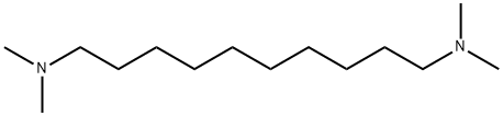 1,10-双(二甲基氨基)癸烷 结构式