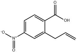 Benzoic acid, 4-nitro-2-(2-propenyl)- (9CI) 结构式