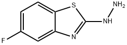 2(3H)-Benzothiazolone,5-fluoro-,hydrazone(9CI) 结构式
