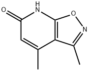 3,4-二甲基-6H,7H-[1,2]噁唑并[5,4-B]吡啶-6-酮 结构式