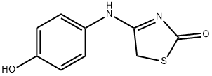 4-((4-羟基苯基)氨基)噻唑-2(5H)-酮 结构式