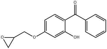 (2-羟基-4-(环氧乙烷-2-基甲氧基)苯基)(苯基)甲酮 结构式