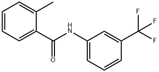 2-甲基-N-(3-(三氟甲基)苯基)苯甲酰胺 结构式