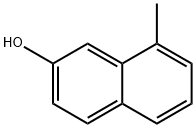 8-甲基-2-萘酚 结构式