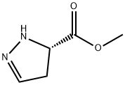 1H-Pyrazole-5-carboxylic acid, 4,5-dihydro-, methyl ester, (S)- (9CI) 结构式