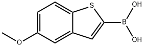 5-甲氧基苯并[B]噻吩-2-硼酸 结构式