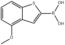 4-甲氧基苯并噻吩-2-硼酸 结构式