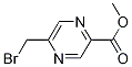 5-(溴甲基)吡嗪-2-羧酸甲酯 结构式