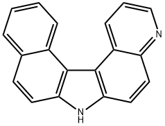 7H-BENZO[C]PYRIDO[3,2-G]CARBAZOLE 结构式