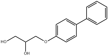 3-([1,1'-BIPHENYL]-4-YLOXY)PROPANE-1,2-DIOL 结构式