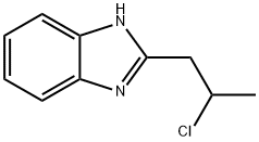 Benzimidazole, 2-(2-chloropropyl)- (8CI) 结构式
