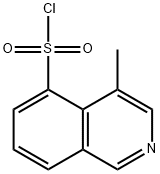 5-氯磺酰基-4-甲基异喹啉 结构式