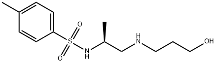 (S)-N-[2-[(3-Hydroxypropyl)aMino]-1-Methylethyl]-4-Methyl-benzenesulfonaMide 结构式