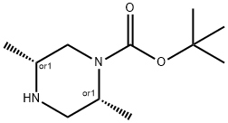 (2S,5S)-1-N-BOC-2,5-二甲基哌嗪 结构式