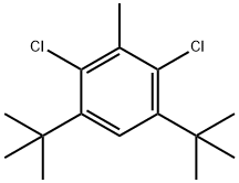 3,5-Di-tert-butyl-2,6-dichlorotoluene 结构式