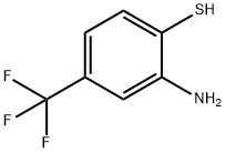 2-氨基-4-三氟甲基苯硫酚 结构式