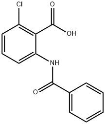 6-Chloro-N-benzoylanthranilic acid 结构式