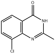 8-氯-2-甲基-4-喹唑酮 结构式