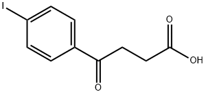 4-(4-碘苯基)-4-氧代丁酸 结构式