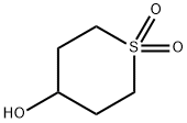 四氢-2H-硫代吡喃-4-醇 1,1-二氧化物 结构式