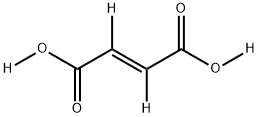 富马酸-D4 结构式