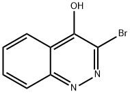 3-溴噌啉-4-醇 结构式