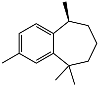 2,5β,9,9-Tetramethyl-6,7,8,9-tetrahydro-5H-benzocycloheptene 结构式