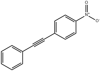 1-硝基-4-苯基乙炔苯 结构式