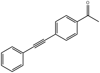 4-苯乙炔基苯乙酮 结构式