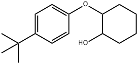 2-(4-叔丁基苯氧基)环己醇 结构式