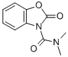3-Benzoxazolinecarboxamide, N,N-dimethyl-2-oxo- 结构式
