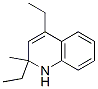 2,4-diethyl-1,2-dihydro-2-methylquinoline 结构式