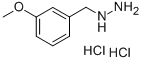 3-甲氧基苄肼二盐酸盐 结构式