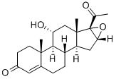 11a-羟基-16,17a-环氧孕酮 结构式