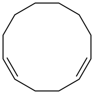 (1E,5Z)-1,5-Cyclododecadiene 结构式