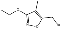 Isoxazole, 5-(bromomethyl)-3-ethoxy-4-methyl- (9CI) 结构式