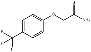 2-[4-(三氟甲基苯氧基)硫代乙酰胺 结构式
