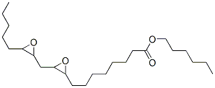 hexyl 3-[(3-pentyloxiranyl)methyl]oxiran-2-octanoate 结构式