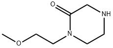 Piperazinone, 1-(2-methoxyethyl)- (9CI) 结构式