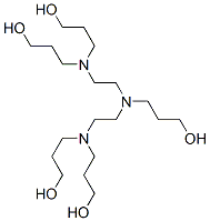 3,3',3'',3'''-[[(3-hydroxypropyl)imino]bis(ethylenenitrilo)]tetrapropanol 结构式