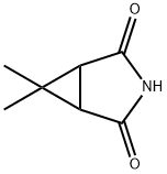 6,6-二甲基-3-氮杂二环[3.1.0]己烷-2,4-二酮 结构式